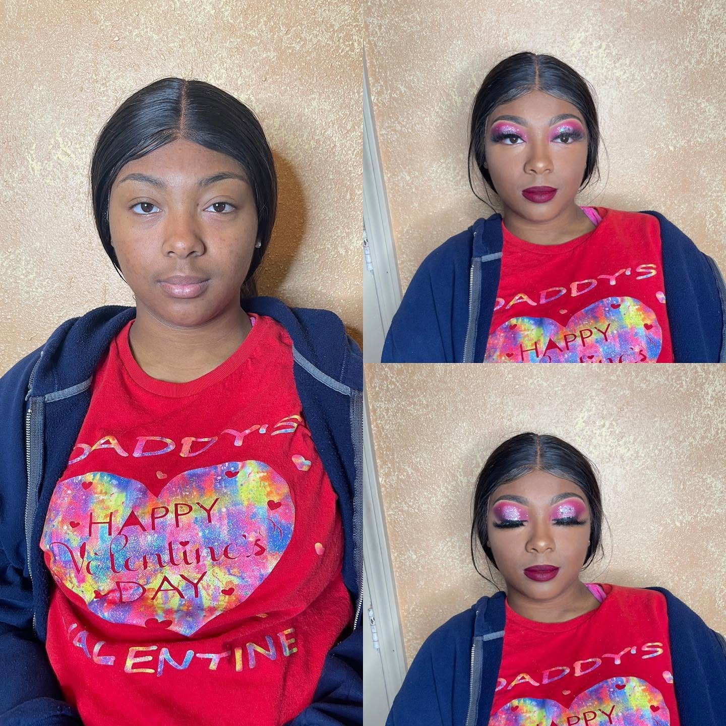 Before and after glam transformation 7